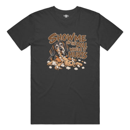 Everything Hurts Performance T in Charcoal Black Triblend