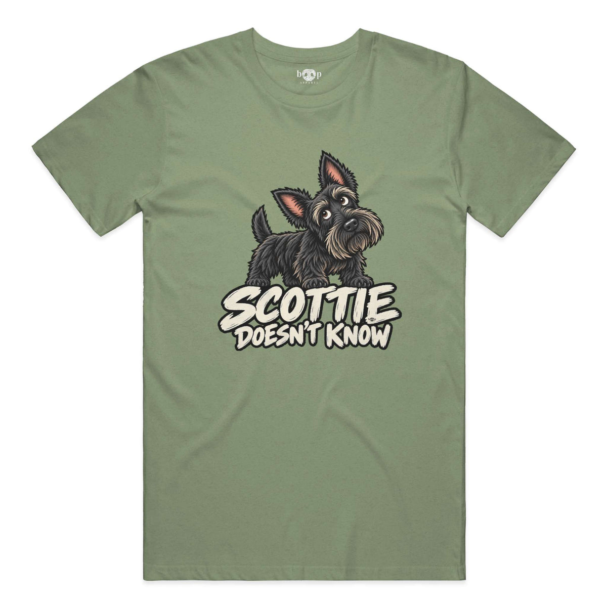 Scottie Doesn't Know Performance T in Military Green Triblend