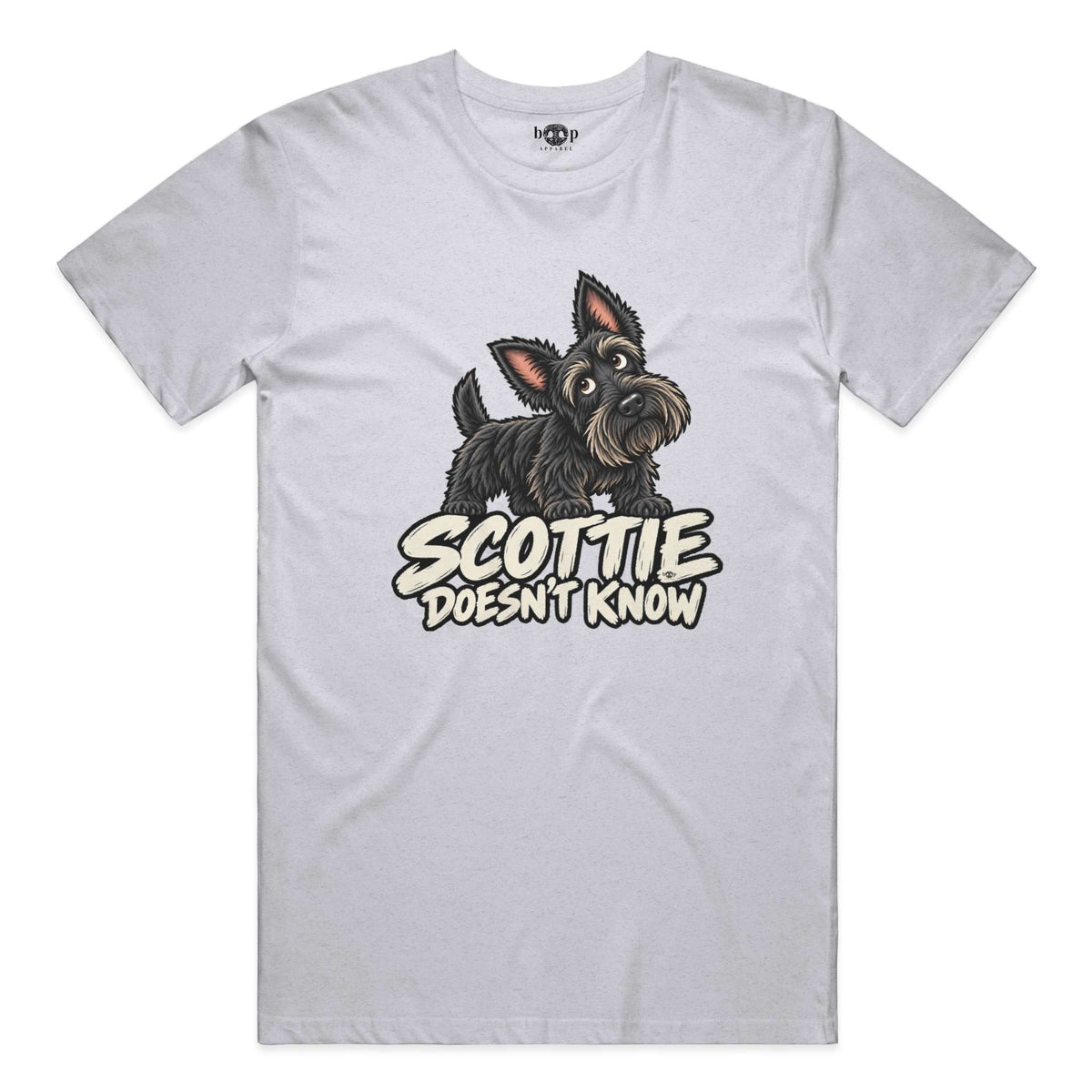 Scottie Doesn't Know Performance T in White Fleck Triblend