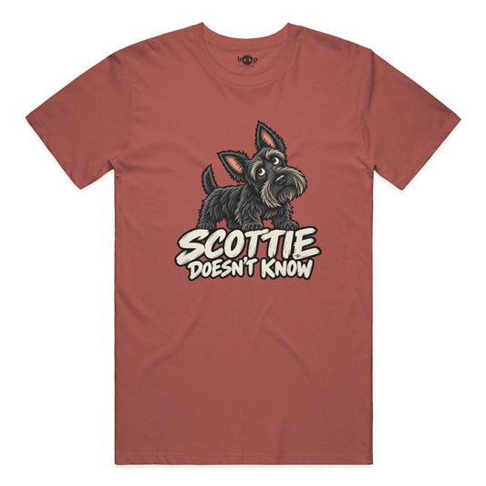 Scottie Doesn't Know Performance T in Clay Triblend