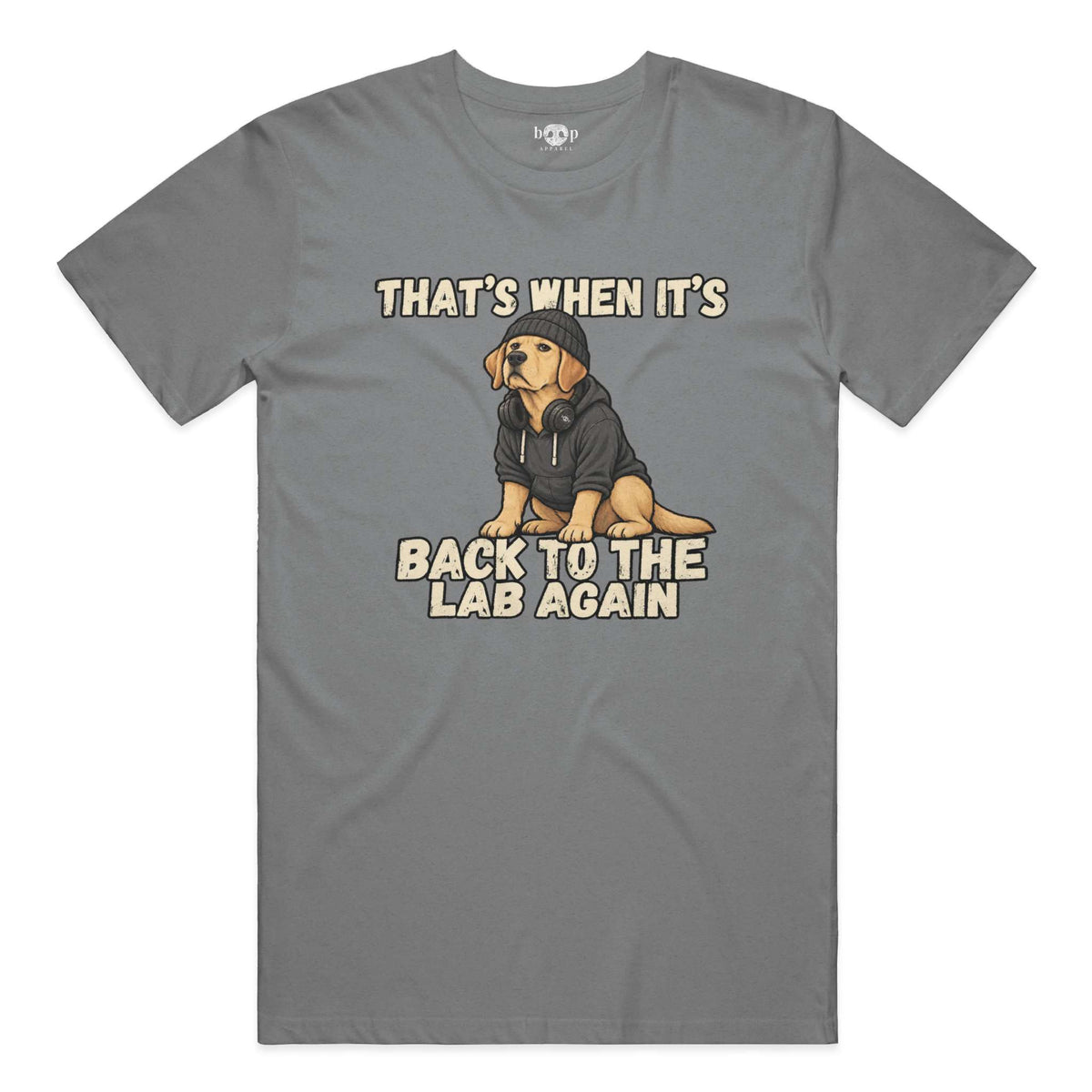 Back to the Lab Again Performance T in Grey Triblend