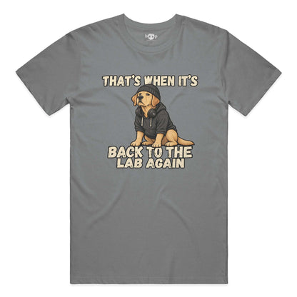 Back to the Lab Again Performance T in Grey Triblend