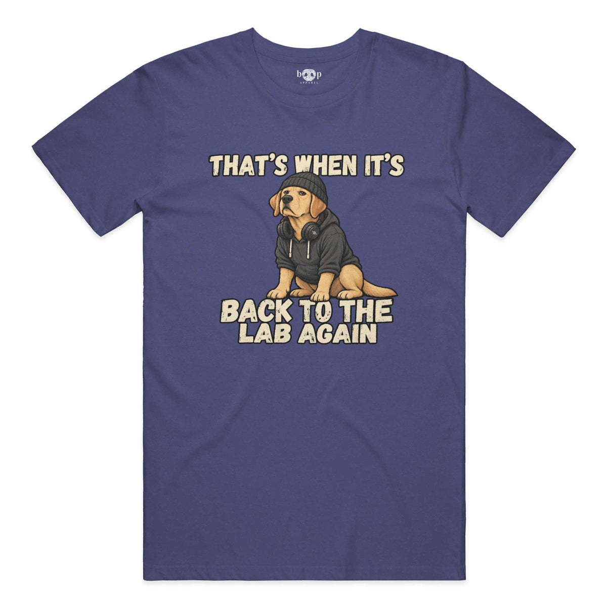 Back to the Lab Again Performance T in Navy Triblend