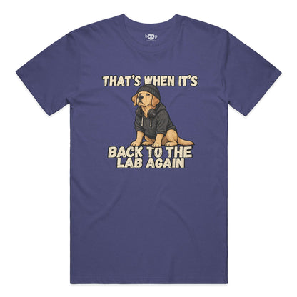 Back to the Lab Again Performance T in Navy Triblend