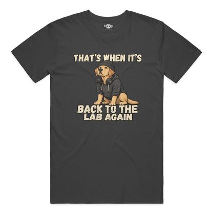 Back to the Lab Again Performance T in Solid Dark Grey Triblend