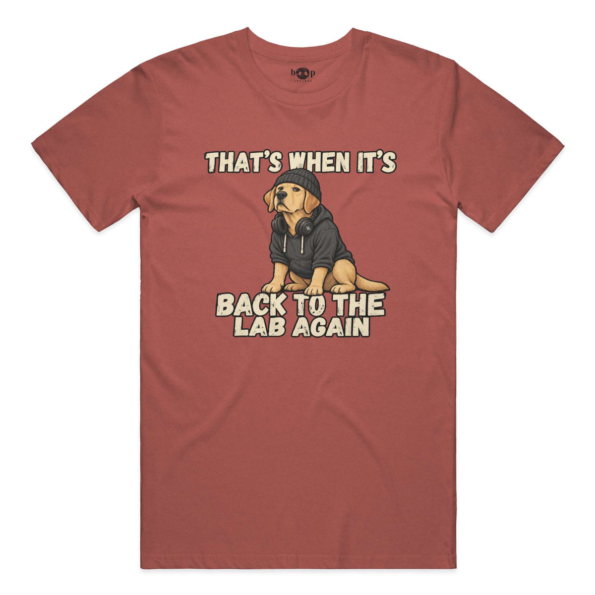 Back to the Lab Again Performance T in Clay Triblend