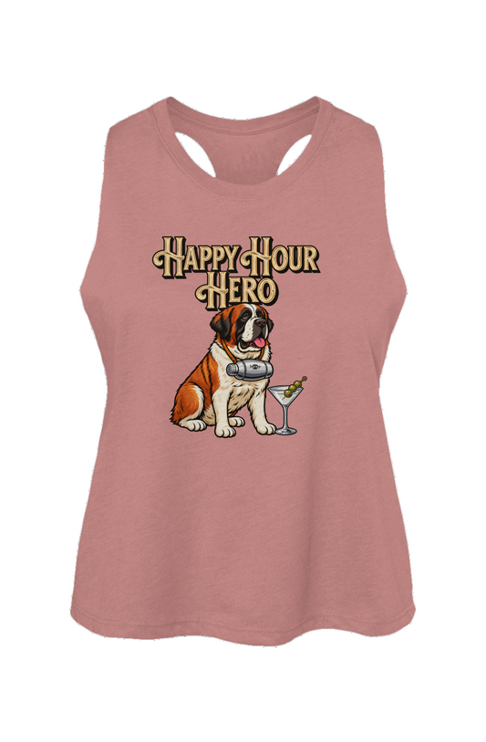 Happy Hour Hero Crop Tank