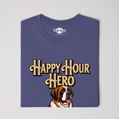 Happy Hour Hero Performance T in Navy Triblend, alternate view 1