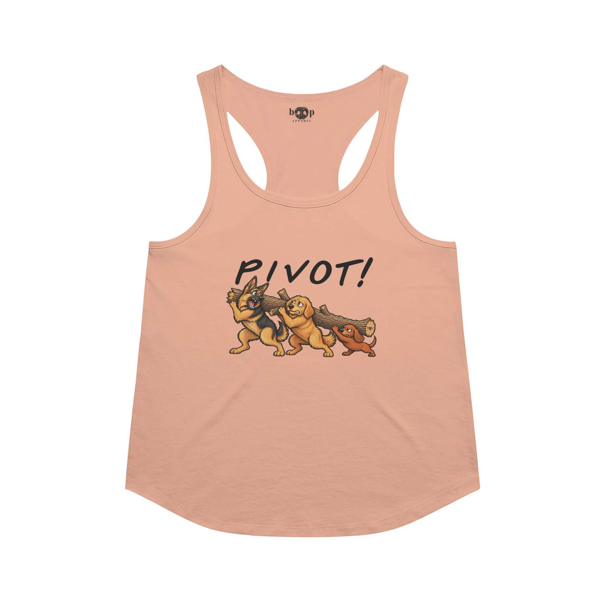 Pivot Racerback Tank in Vintage Light Orange
