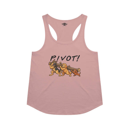 Pivot Racerback Tank in Desert Pink