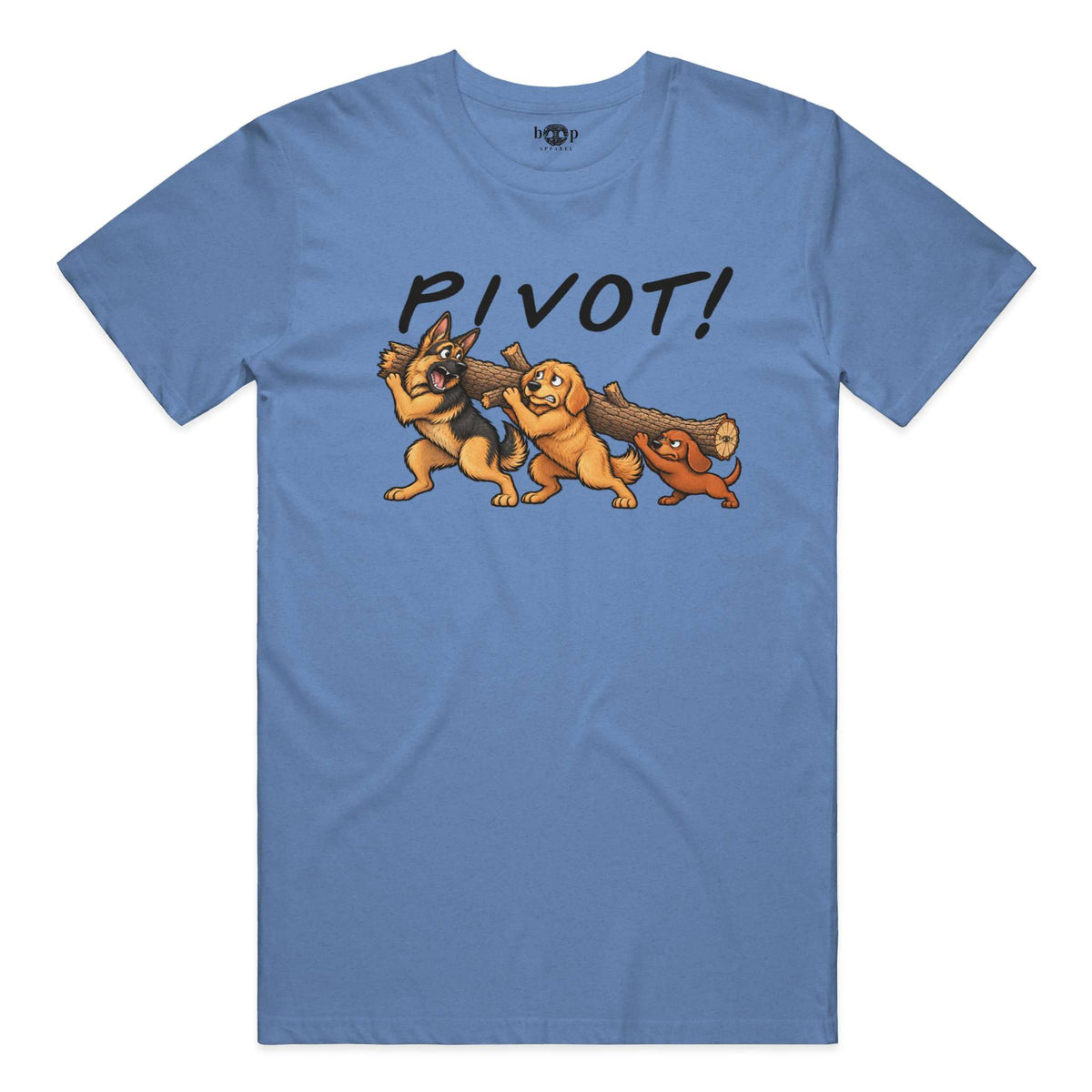 Pivot Everyday T in Heather Columbia Blue