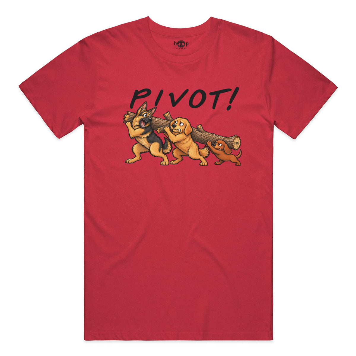 Pivot Everyday T in Heather Red
