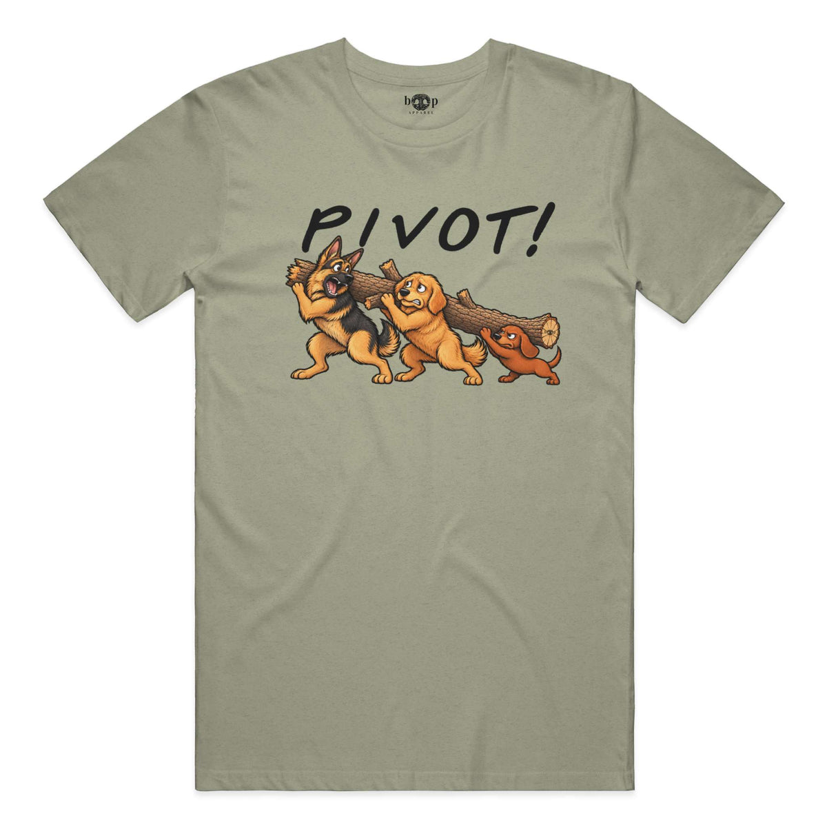 Pivot Everyday T in Heather Olive