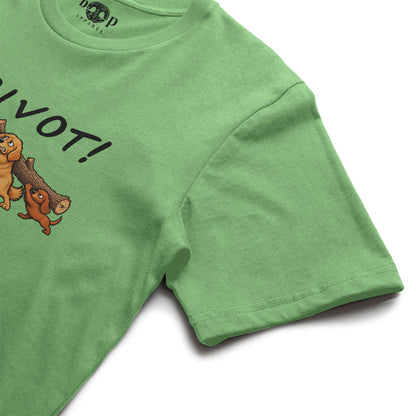 Pivot Performance T in Green Triblend, alternate view 3