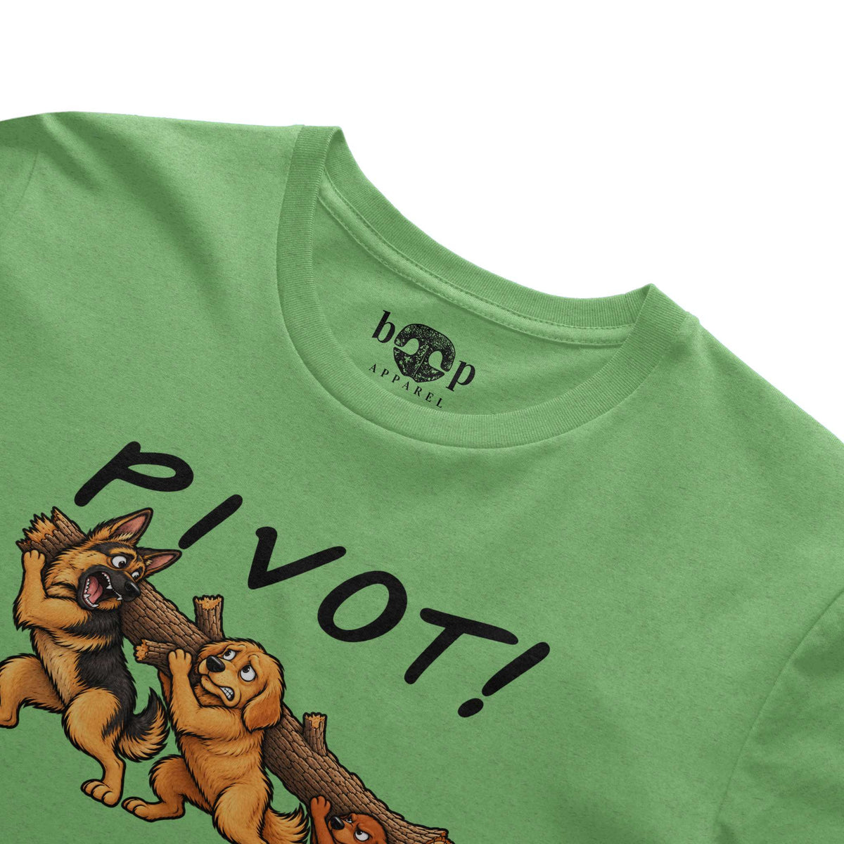 Pivot Performance T in Green Triblend, alternate view 2