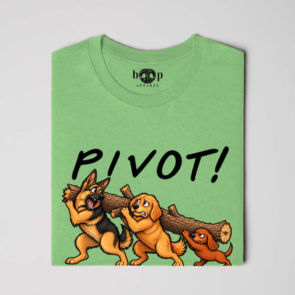 Pivot Performance T in Green Triblend, alternate view 1