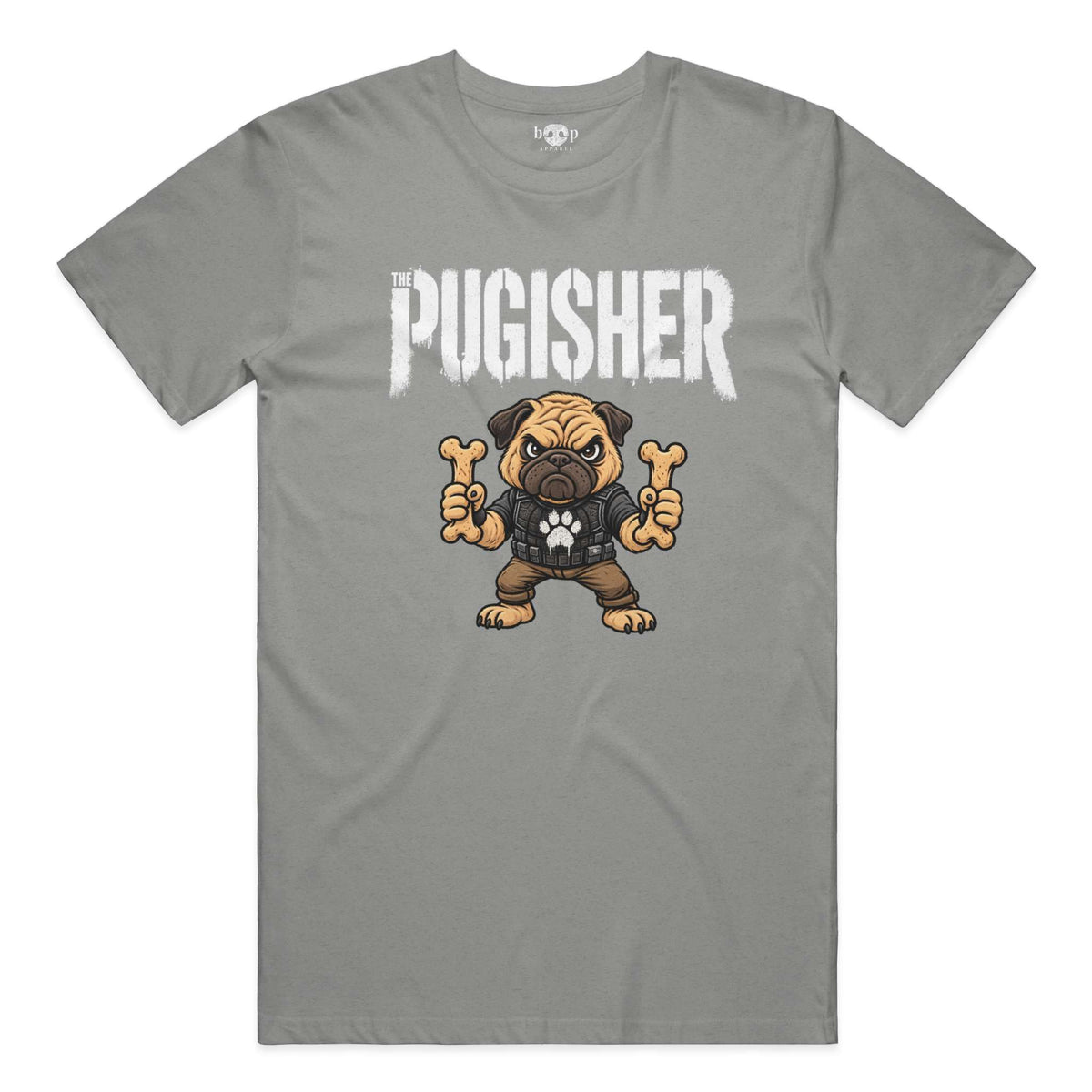 Pugisher Everyday T in Deep Heather