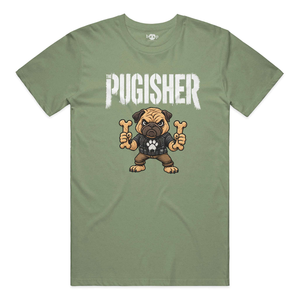 Pugisher Performance T in Military Green Triblend