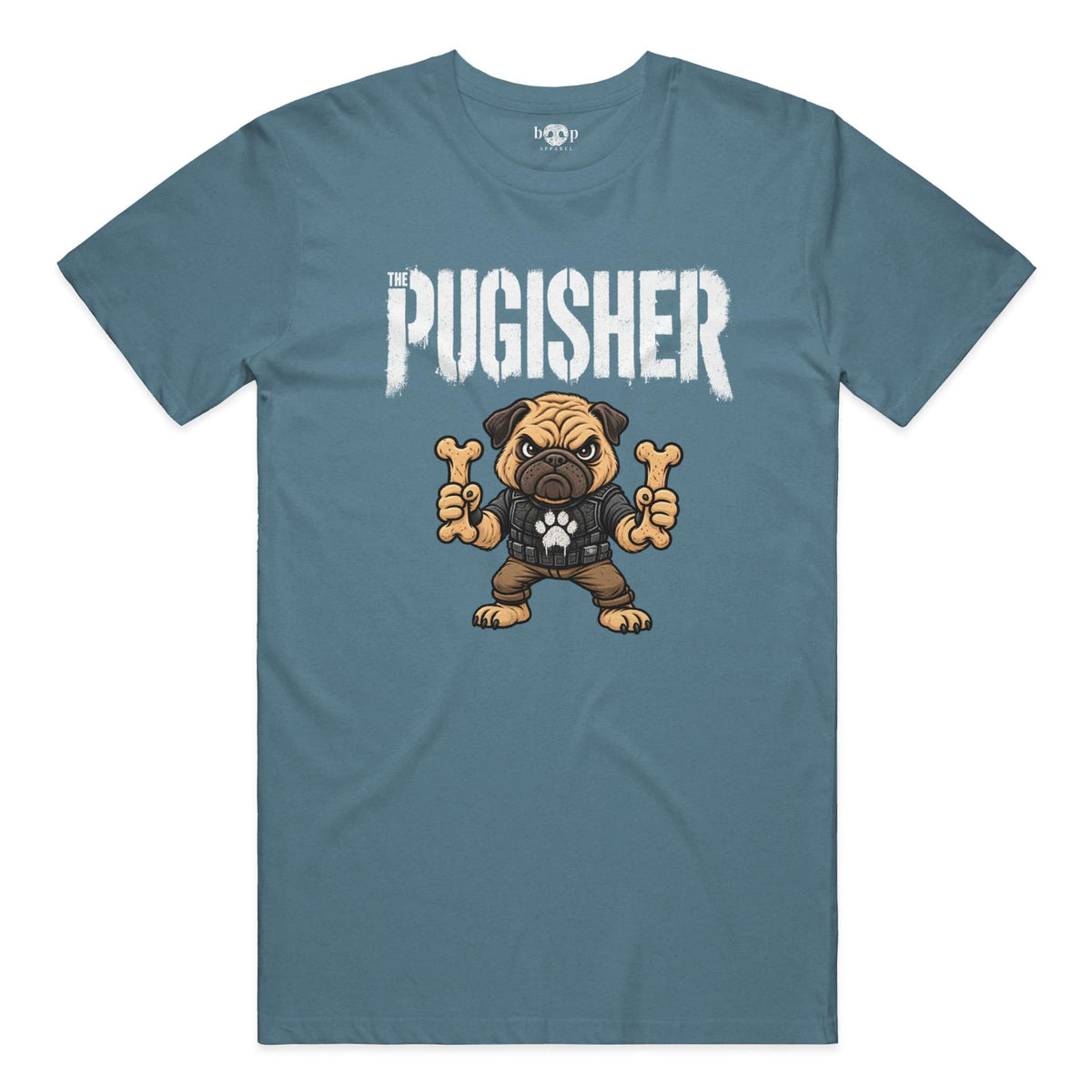 Pugisher Performance T in Solid Slate Triblend