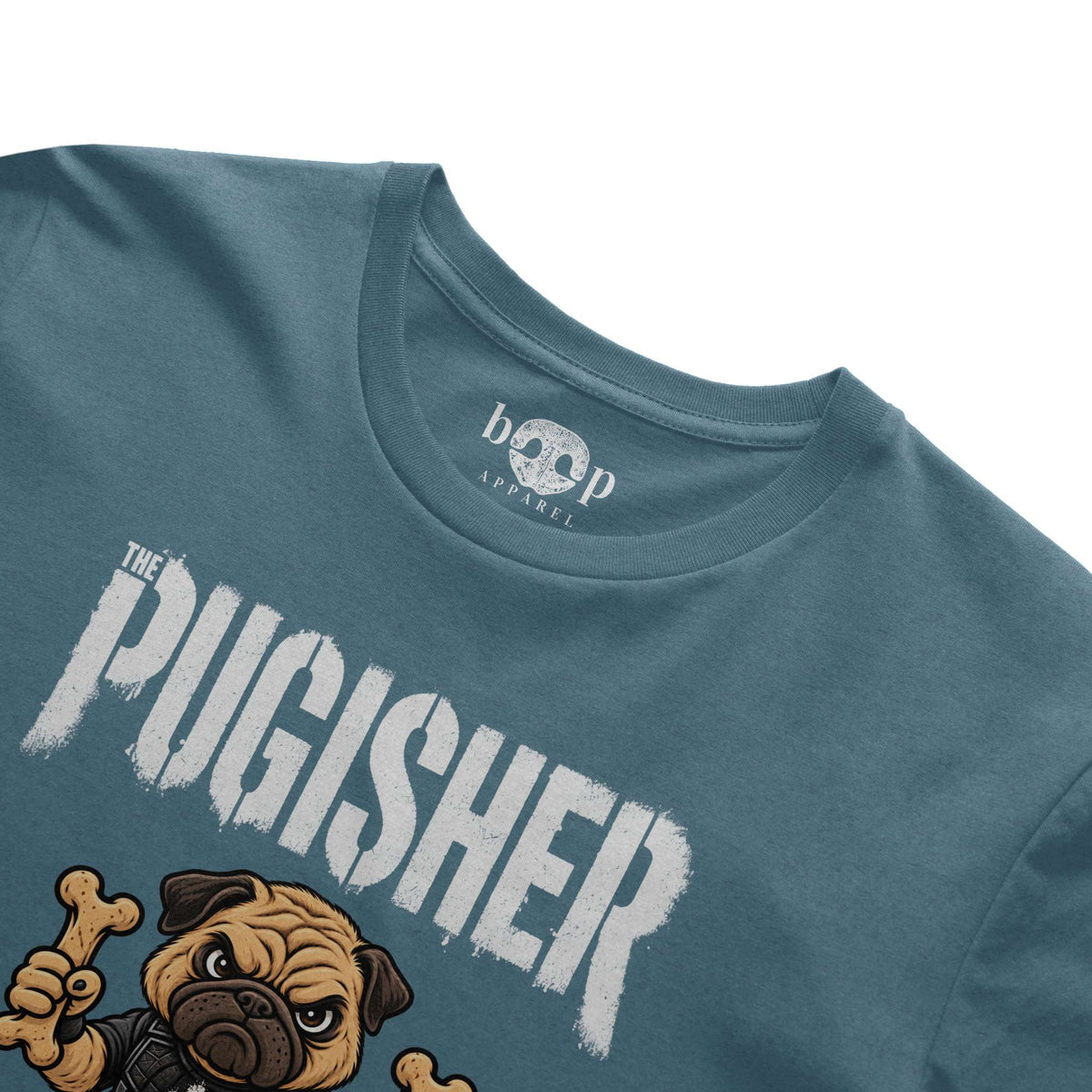 Pugisher Performance T in Solid Slate Triblend, alternate view 2