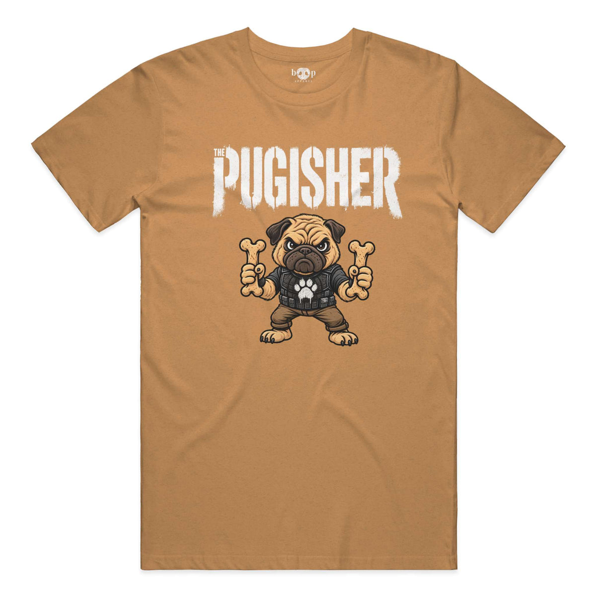 Pugisher Everyday T in Heather Autumn