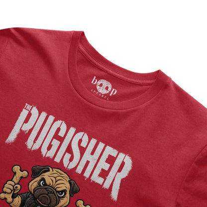 Pugisher Everyday T in Heather Red, alternate view 2