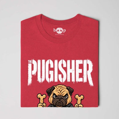 Pugisher Everyday T in Heather Red, alternate view 3