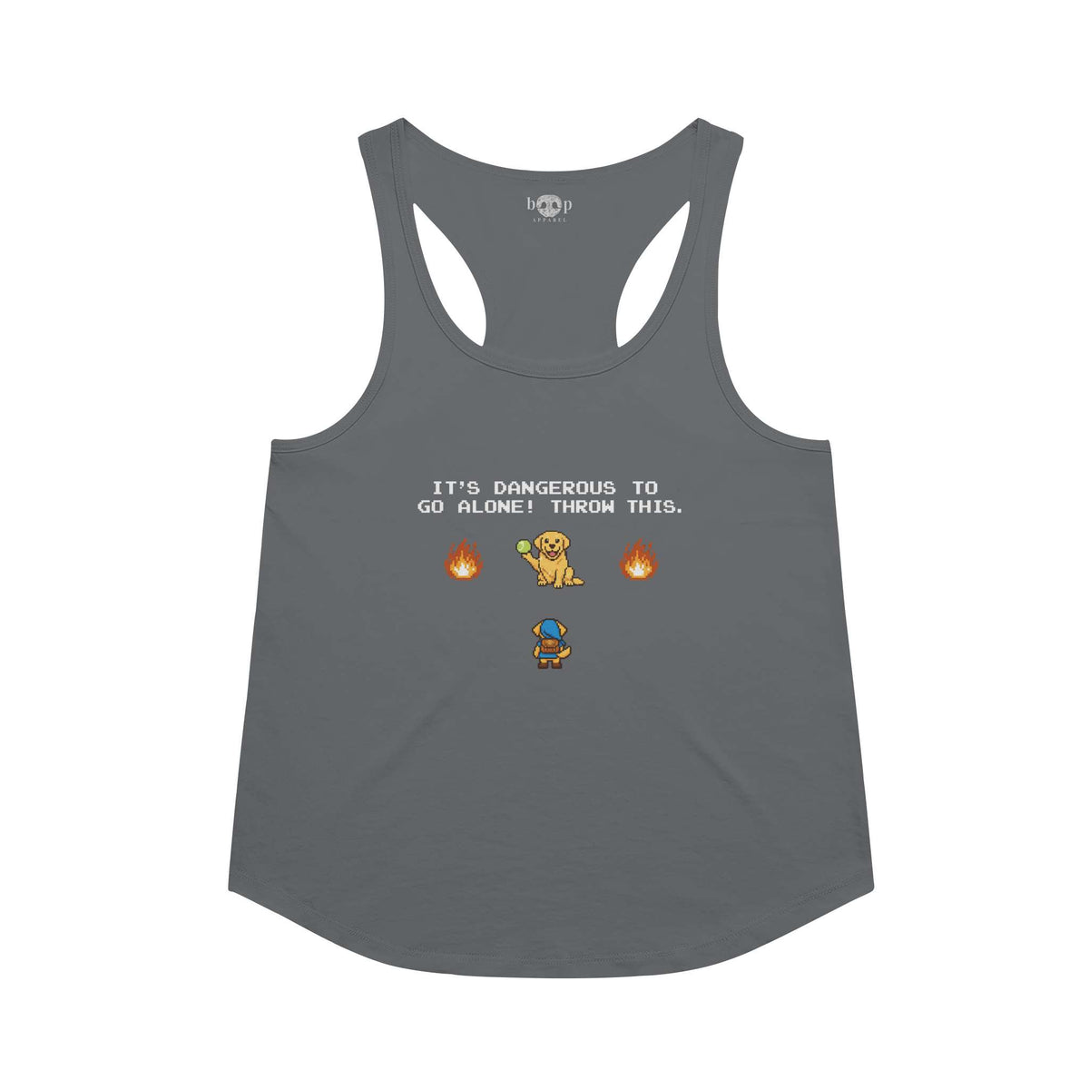The Legend of Fetch Racerback Tank in Indigo