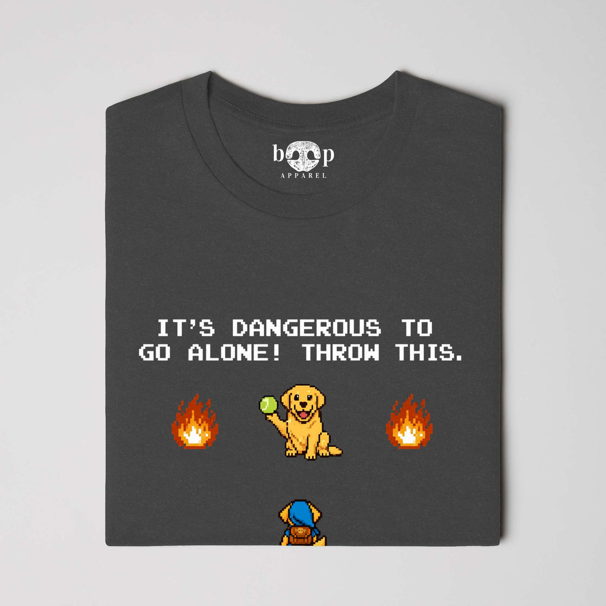 The Legend of Fetch Performance T in Solid Dark Grey Triblend, alternate view 1