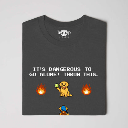The Legend of Fetch Performance T in Solid Dark Grey Triblend, alternate view 1