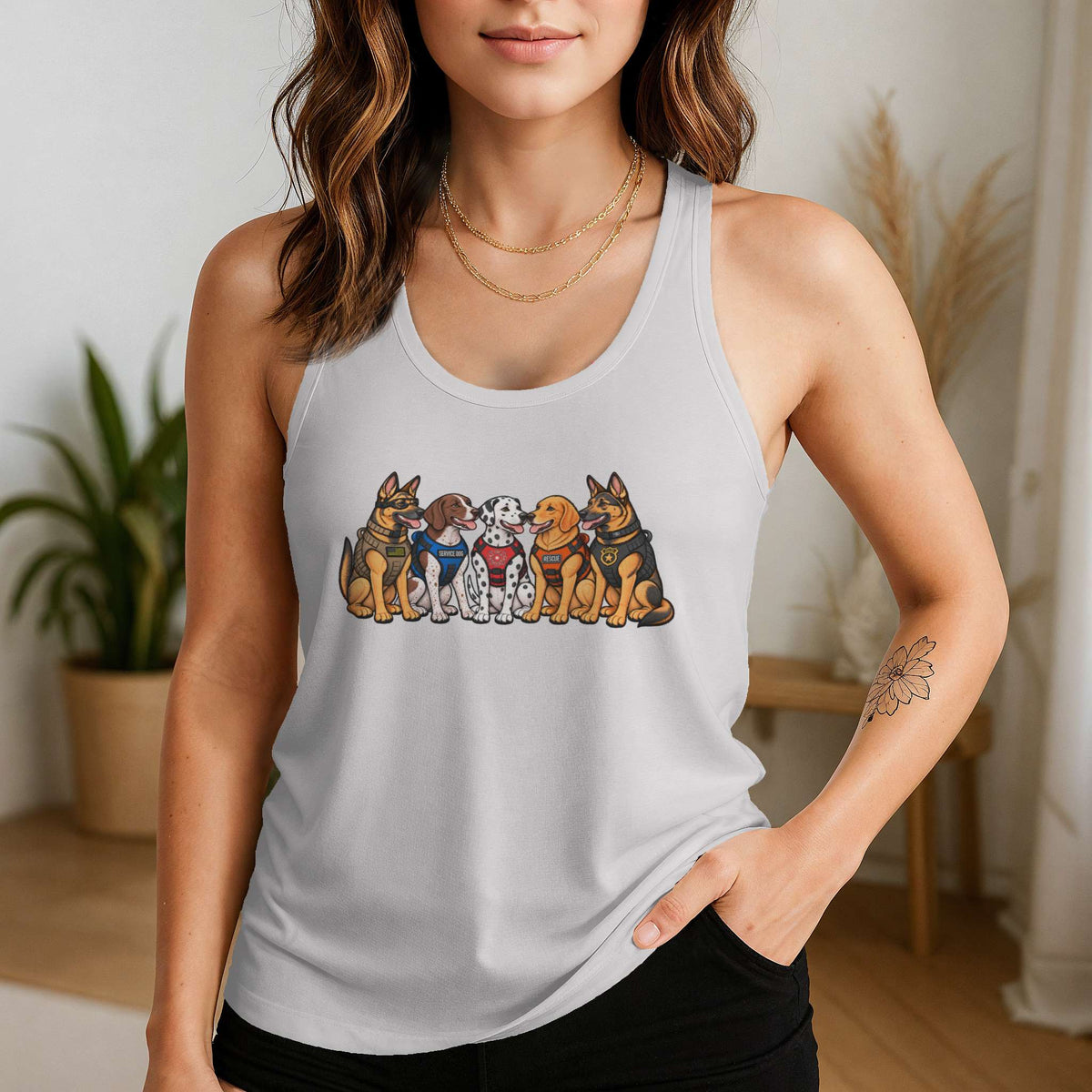 Working Dogs - Racerback Tank