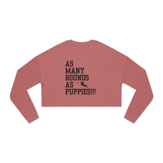 AMRAPuppies  - Women's Cropped Sweatshirt
