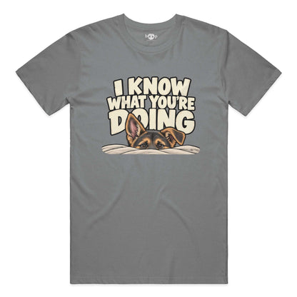I Know What You're Doing Performance T in Grey Triblend
