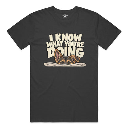 I Know What You're Doing Performance T in Charcoal Black Triblend