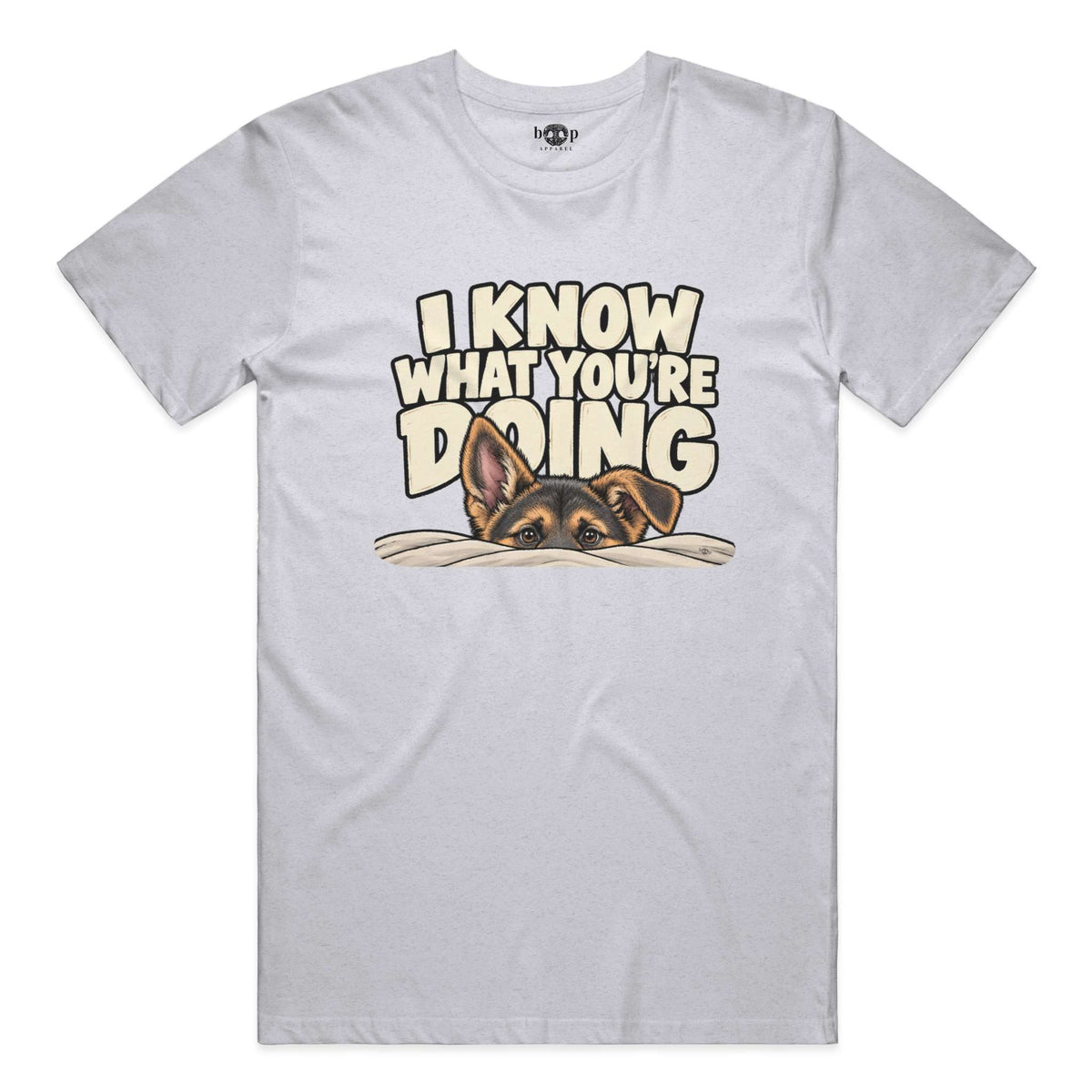 I Know What You're Doing Performance T in White Fleck Triblend