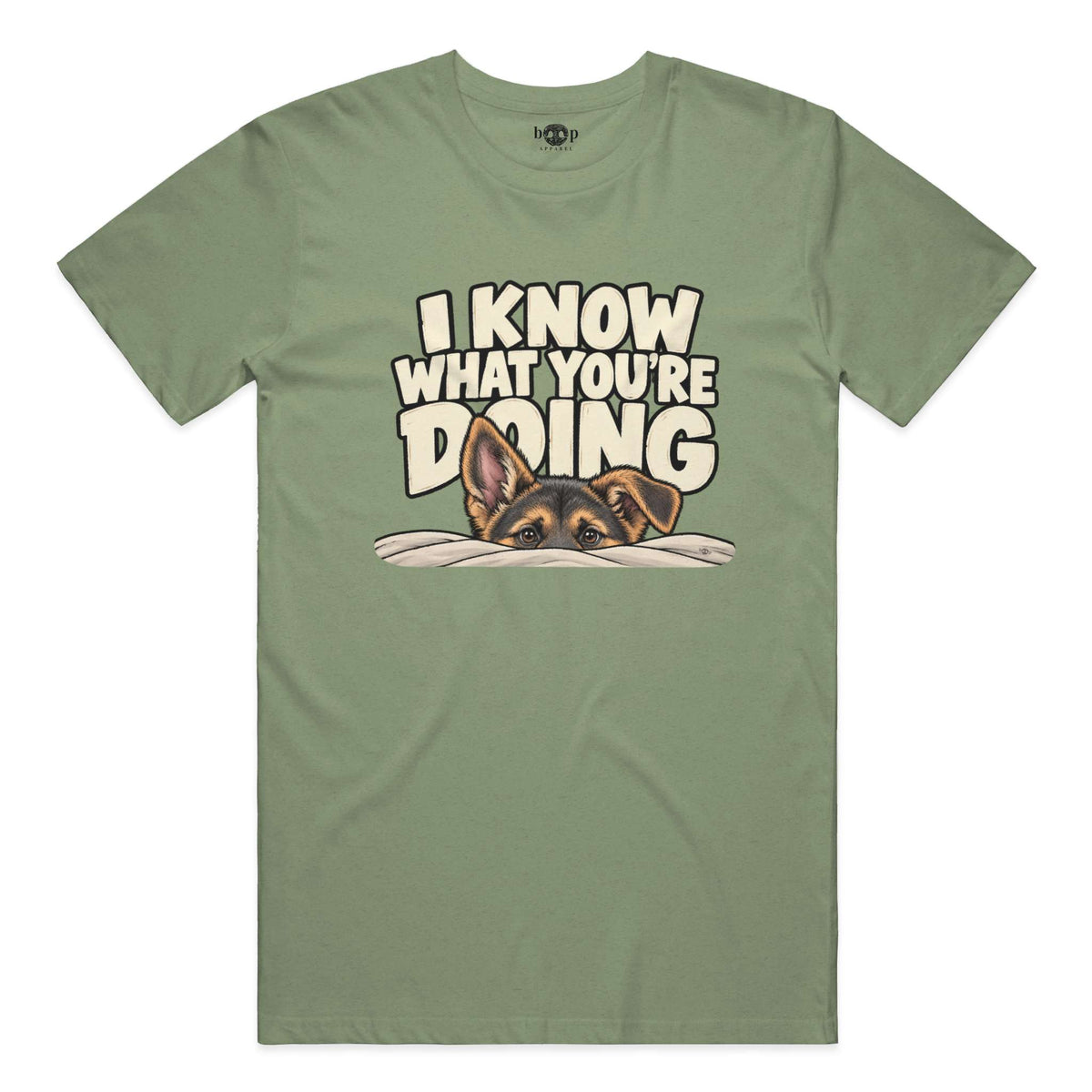 I Know What You're Doing Performance T in Military Green Triblend