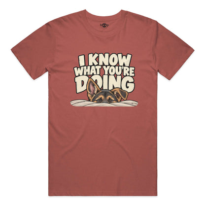 I Know What You're Doing Performance T in Clay Triblend