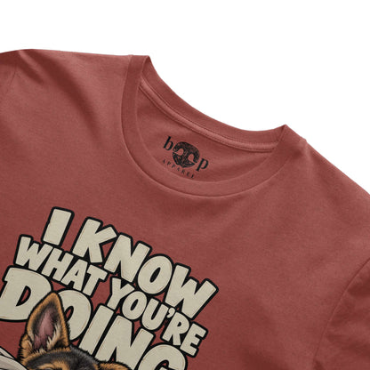 I Know What You're Doing Performance T in Clay Triblend, alternate view 3