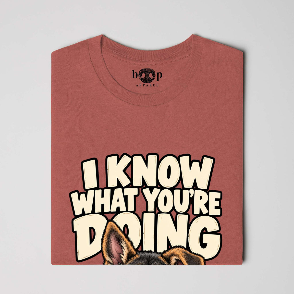 I Know What You're Doing Performance T in Clay Triblend, alternate view 4