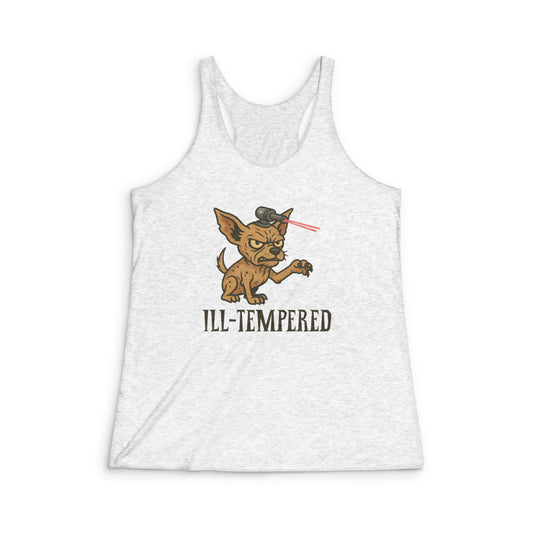Ill-Tempered - Women's Tri-Blend Racerback Tank