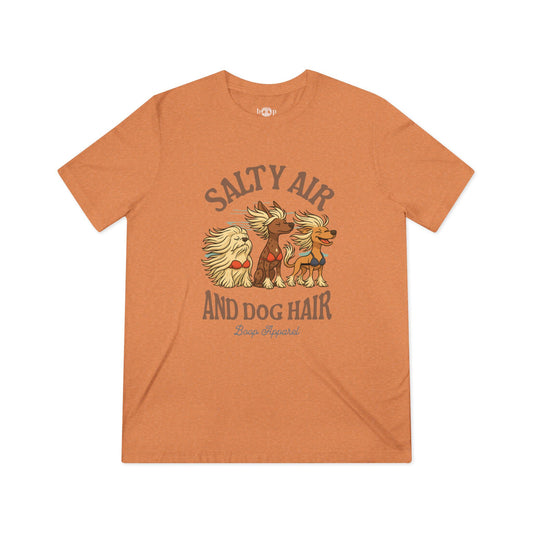Salty Air and Dog Hair - Unisex Triblend Tee