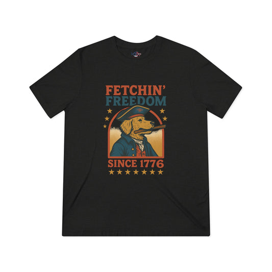 Fetchin' Freedom - Unisex Triblend Tee