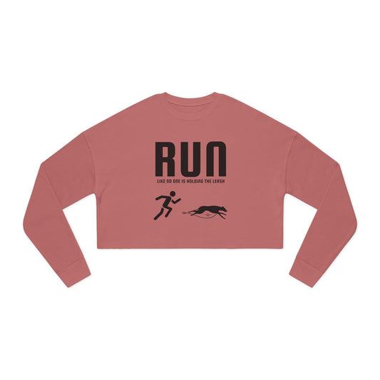 Run Unleashed  - Women's Cropped Sweatshirt