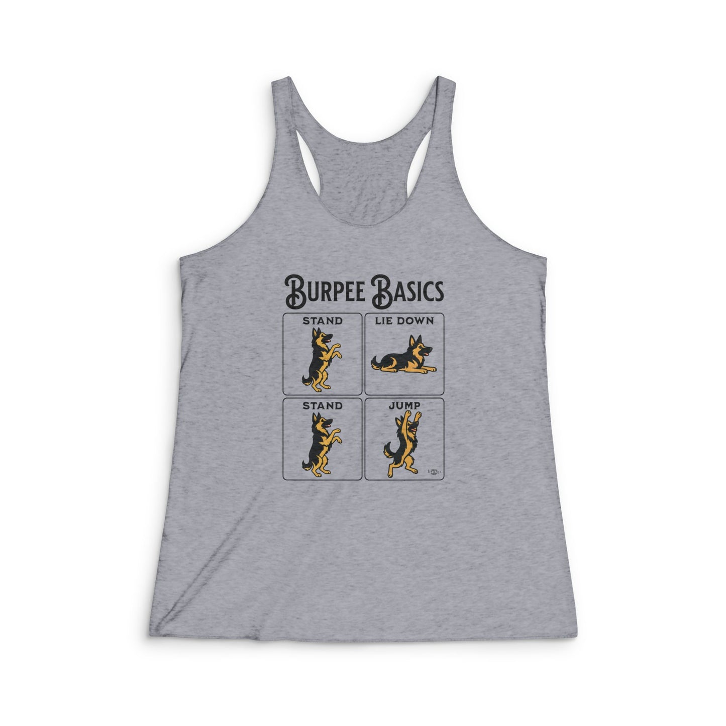 Burpee Basics - Women's Tri-Blend Racerback Tank
