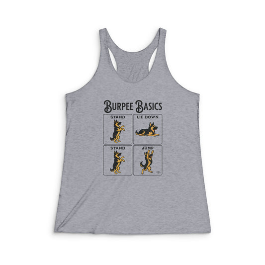 Burpee Basics - Women's Tri-Blend Racerback Tank