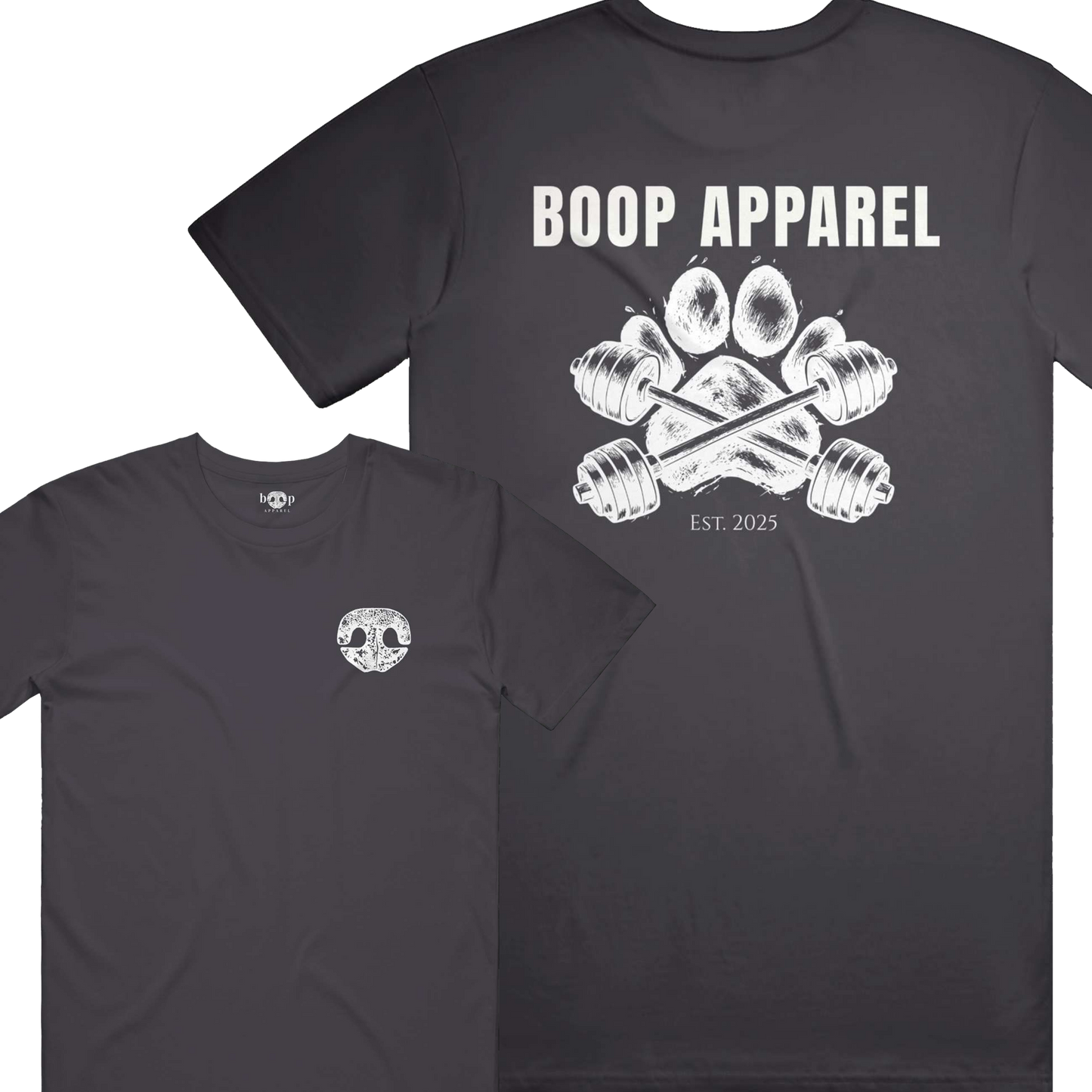 Funny dog owner t-shirt with sarcastic humor -Iron Paw (White) - Cotton T