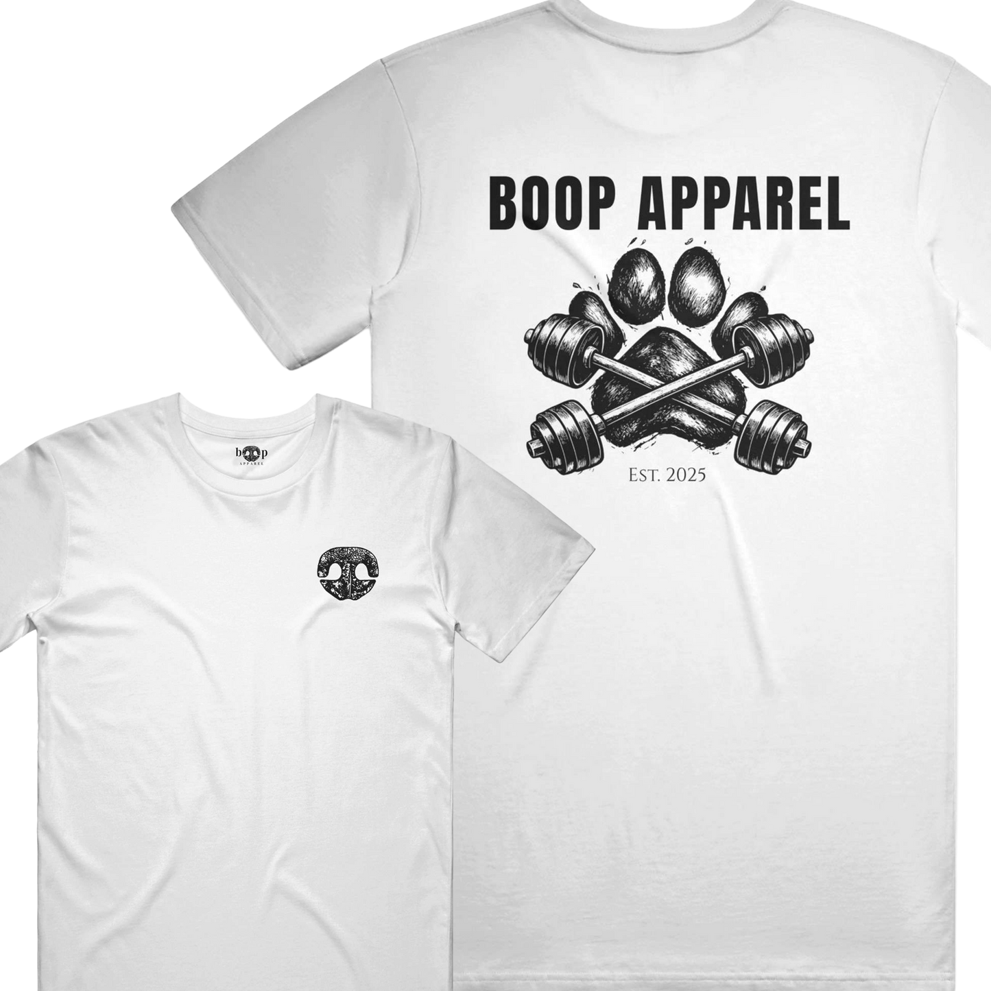 Funny dog owner t-shirt with sarcastic humor -Iron Paw (Black) - Cotton T