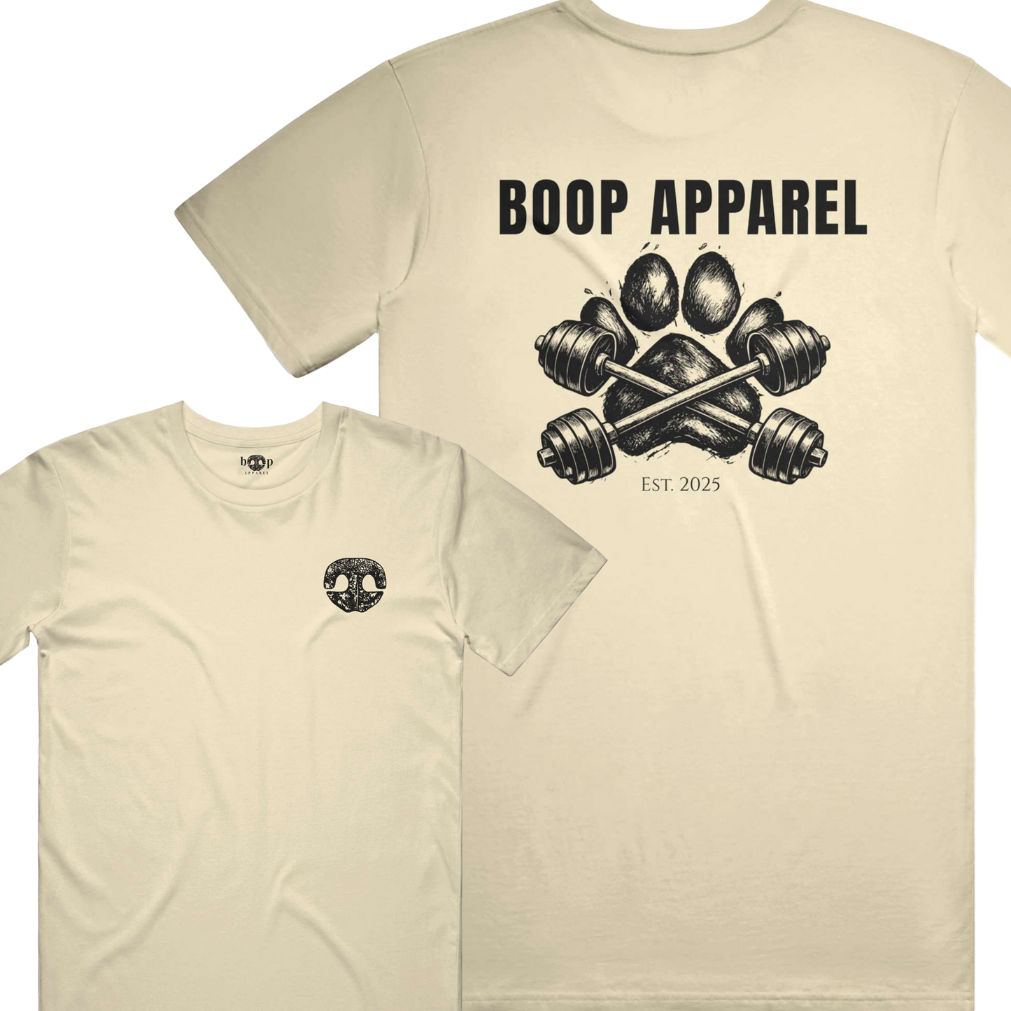 Funny dog owner t-shirt with sarcastic humor -Iron Paw (Black) - Cotton T