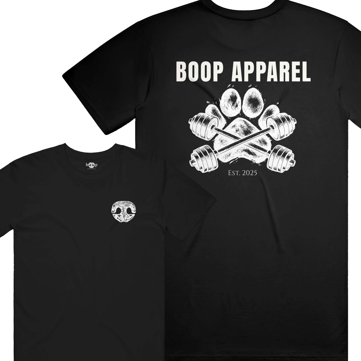 Funny dog owner t-shirt with sarcastic humor -Iron Paw (White) - Cotton T