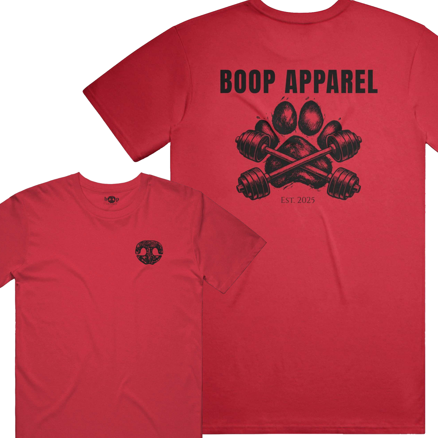 Funny dog owner t-shirt with sarcastic humor -Iron Paw (Black) - Heather T